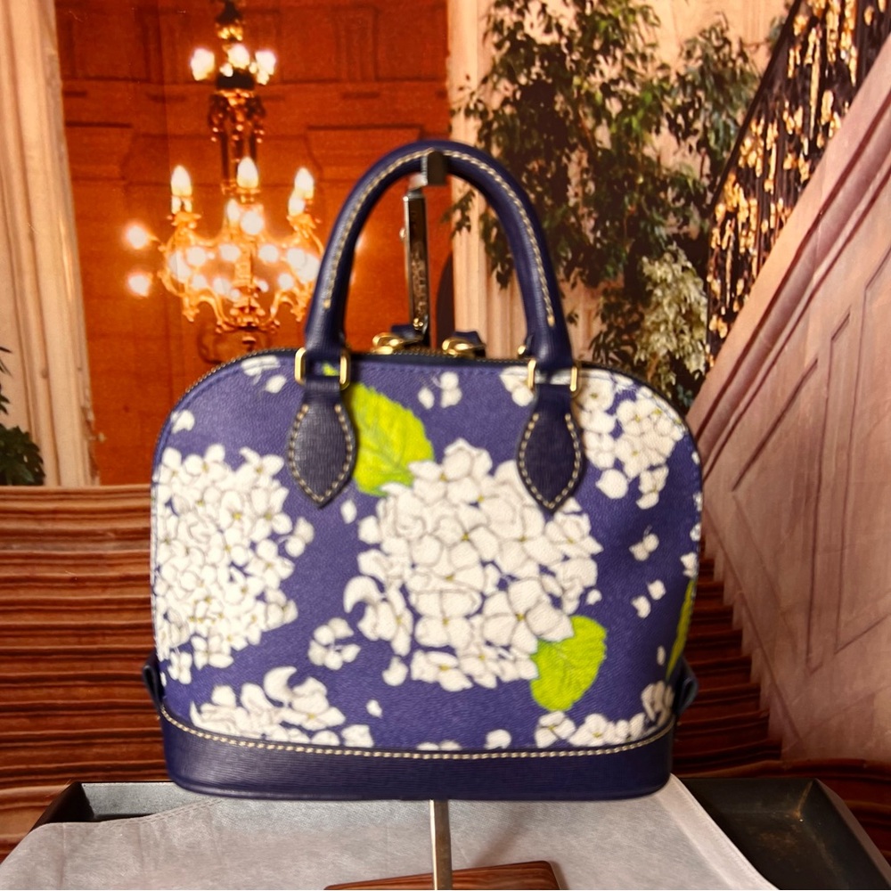 Dooney & Bourke Hydrangea Monogram Bitsy Bag In W… - image 6